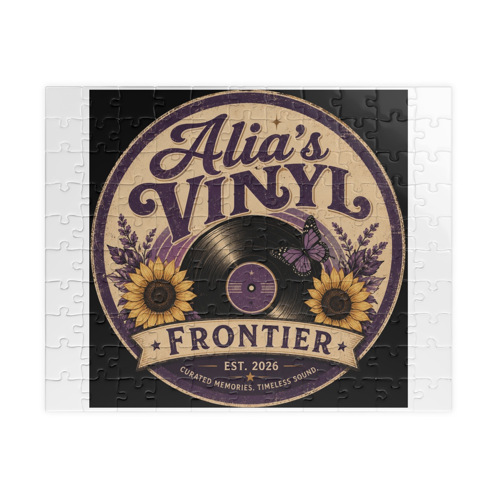 Vinyl Frontier Personalized Puzzle — &