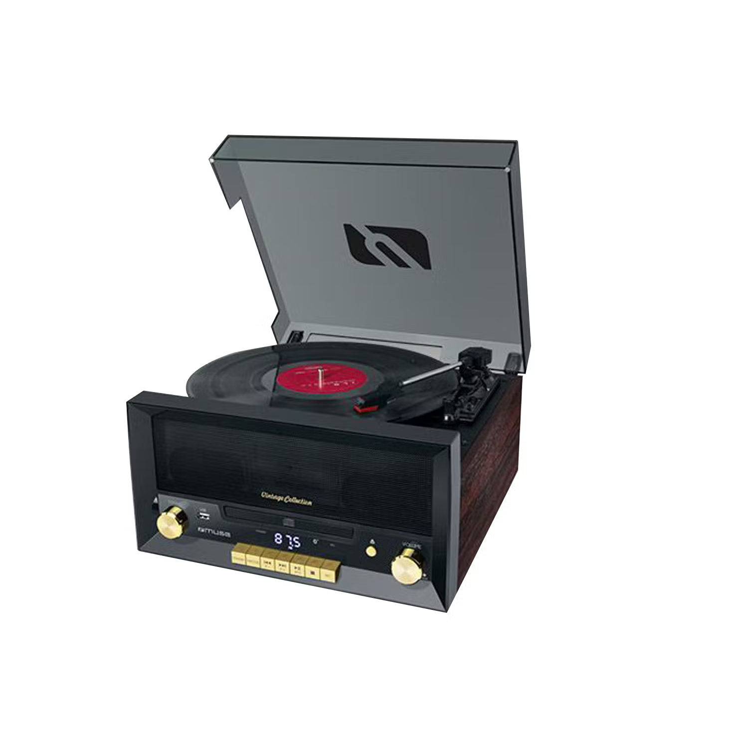 Muse MT-112W Turntable Lemezlejátszó - Barna