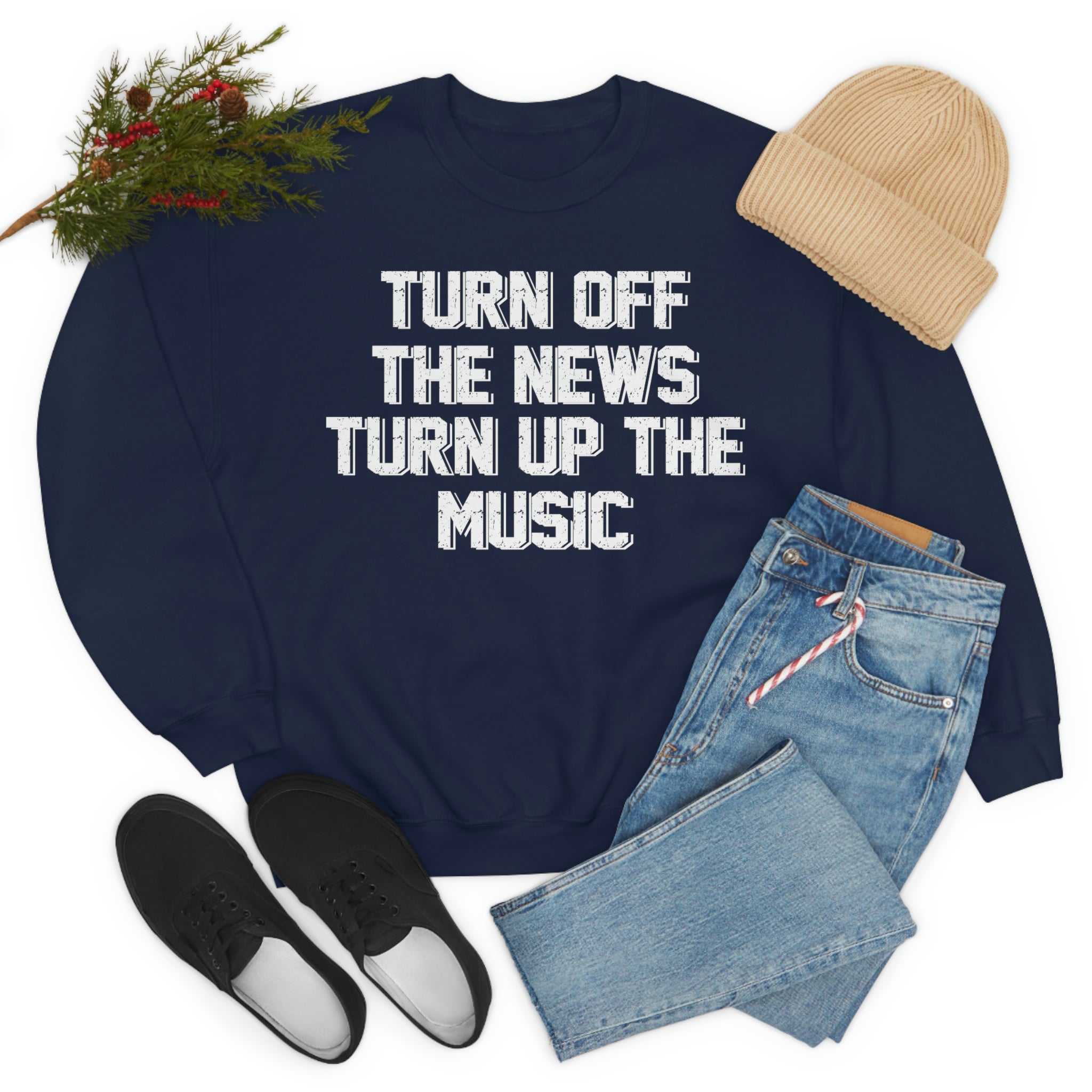 Turn Up The Music Sweat Shirt
