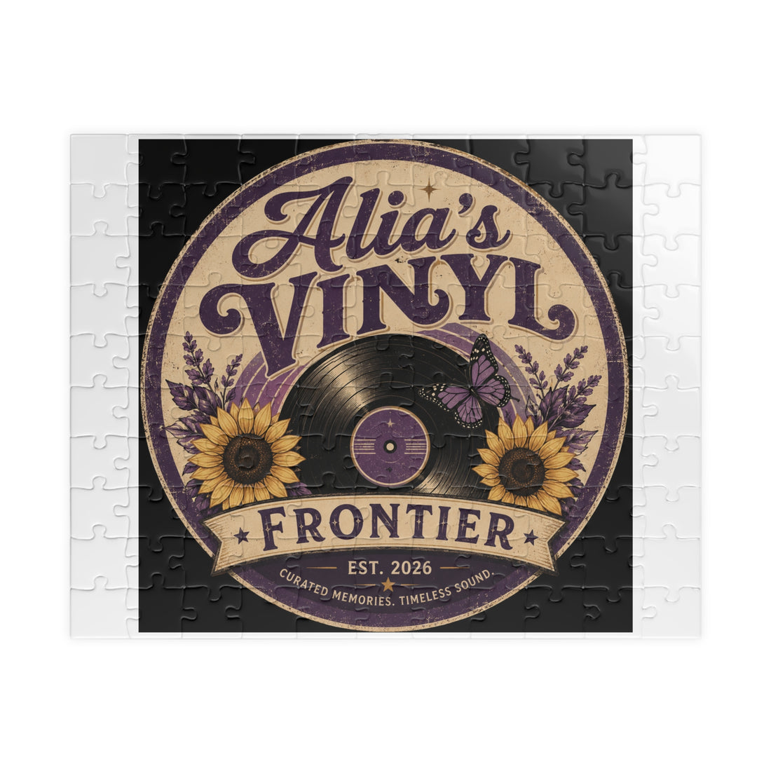 Vinyl Frontier Personalized Puzzle — &