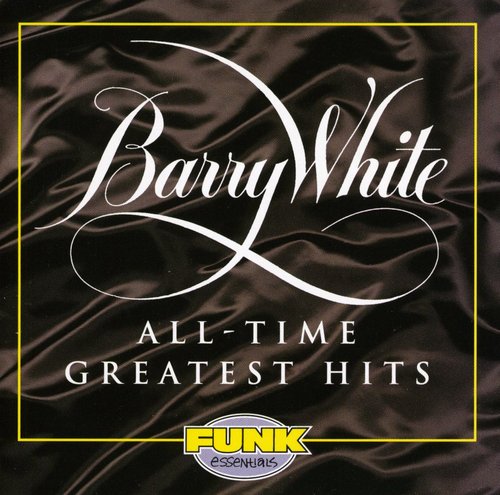 the album cover for Barry White - All-Time Greatest Hits