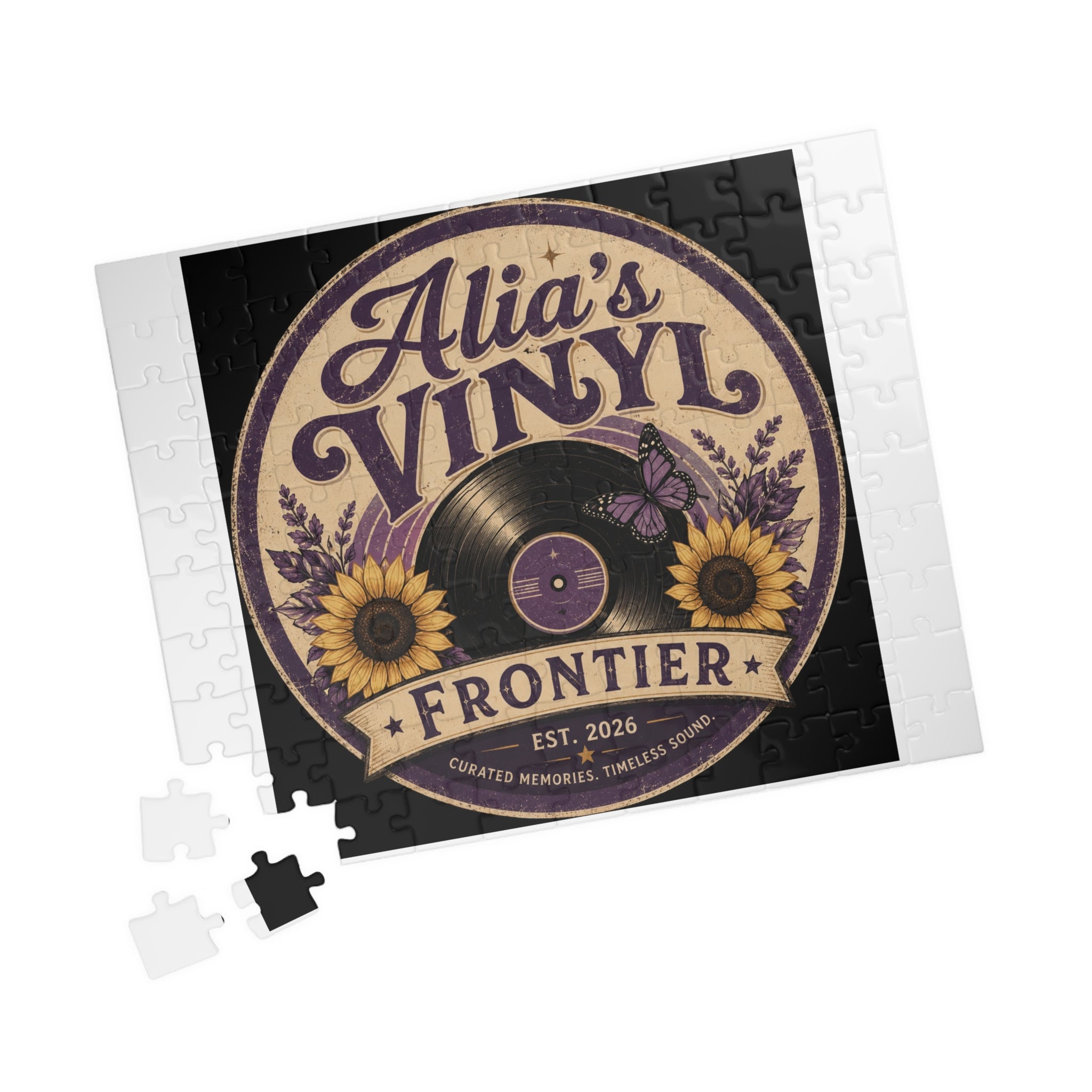 Vinyl Frontier Personalized Puzzle — &