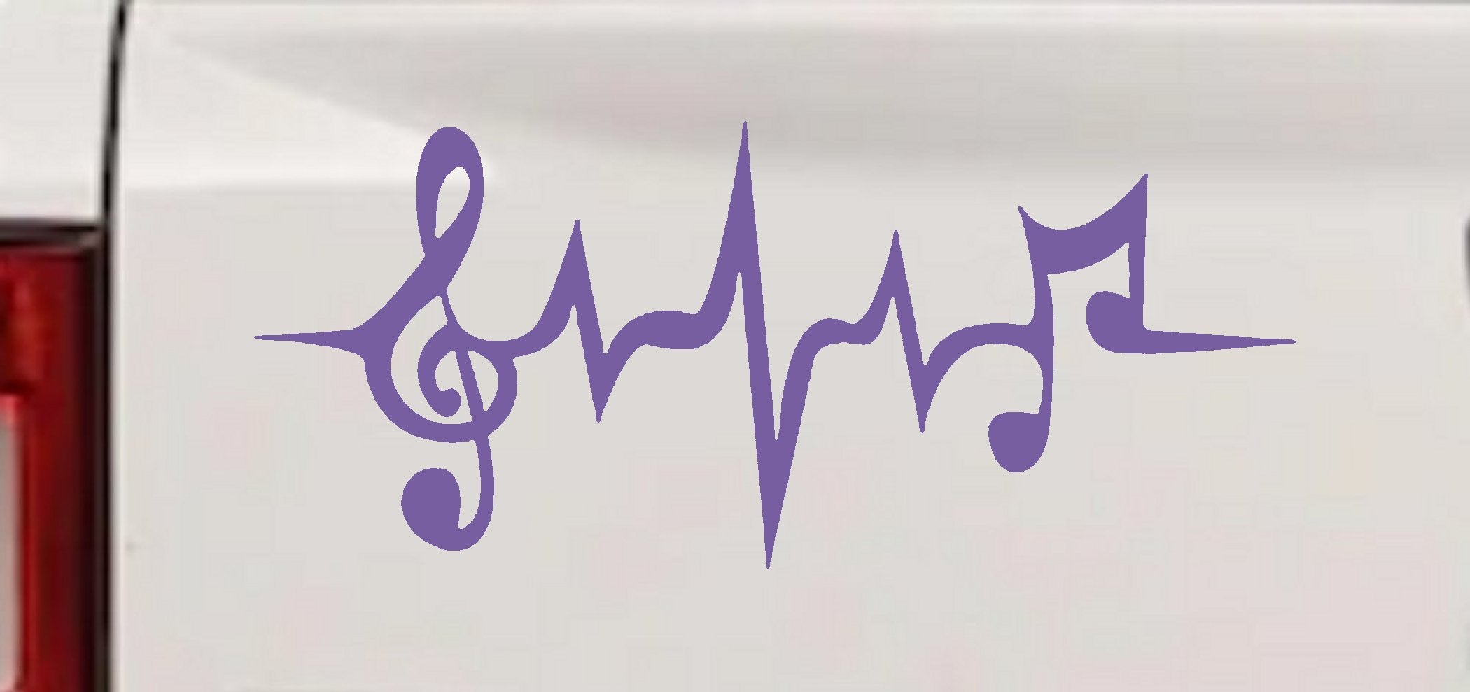 Music Notes Heartbeat Car Truck Window Vinyl Decal Sticker