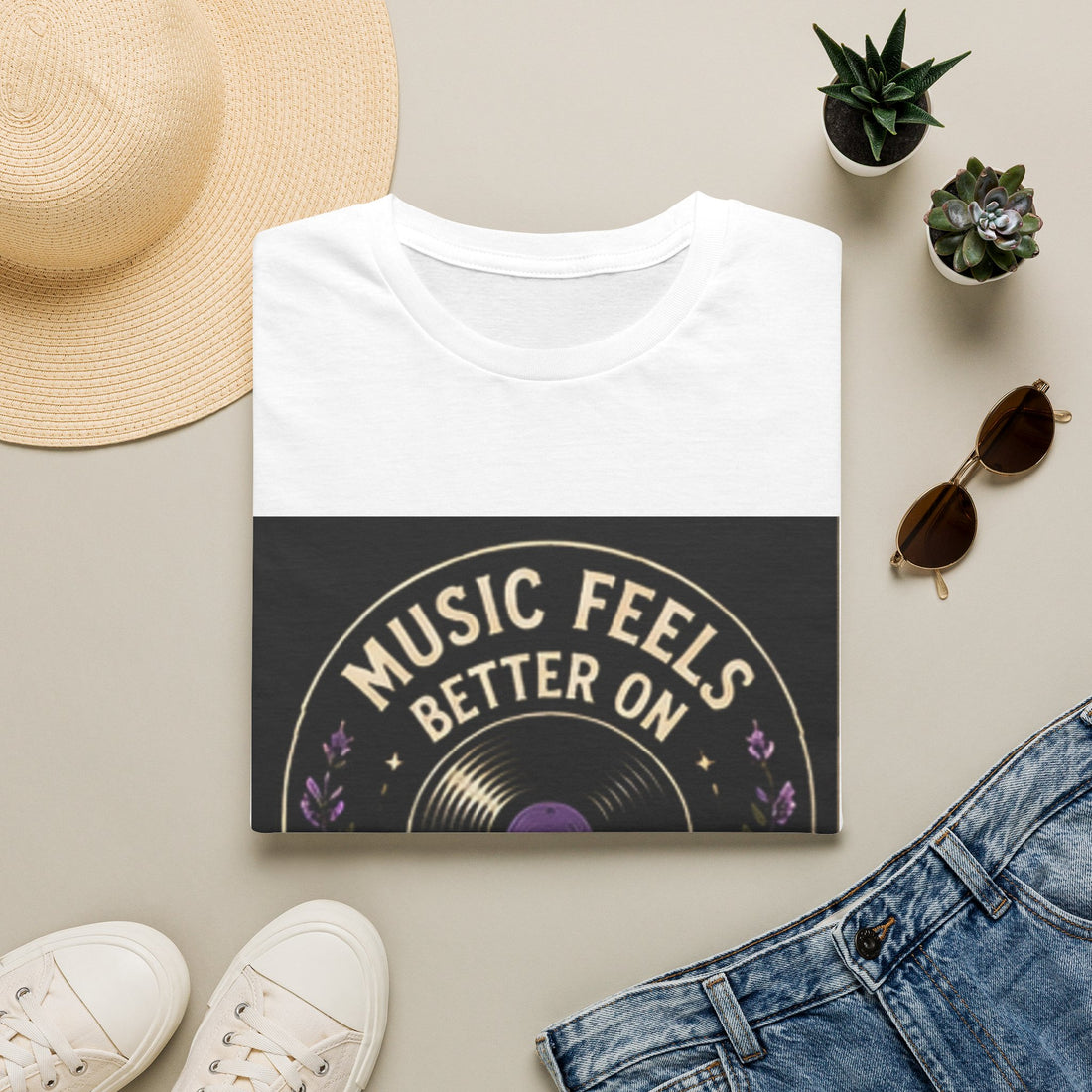 Music Feels Better On Vinyl T-Shirt