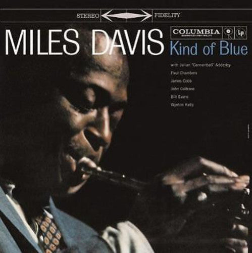the album cover for Miles Davis - Kind Of Blue [Vinyl]