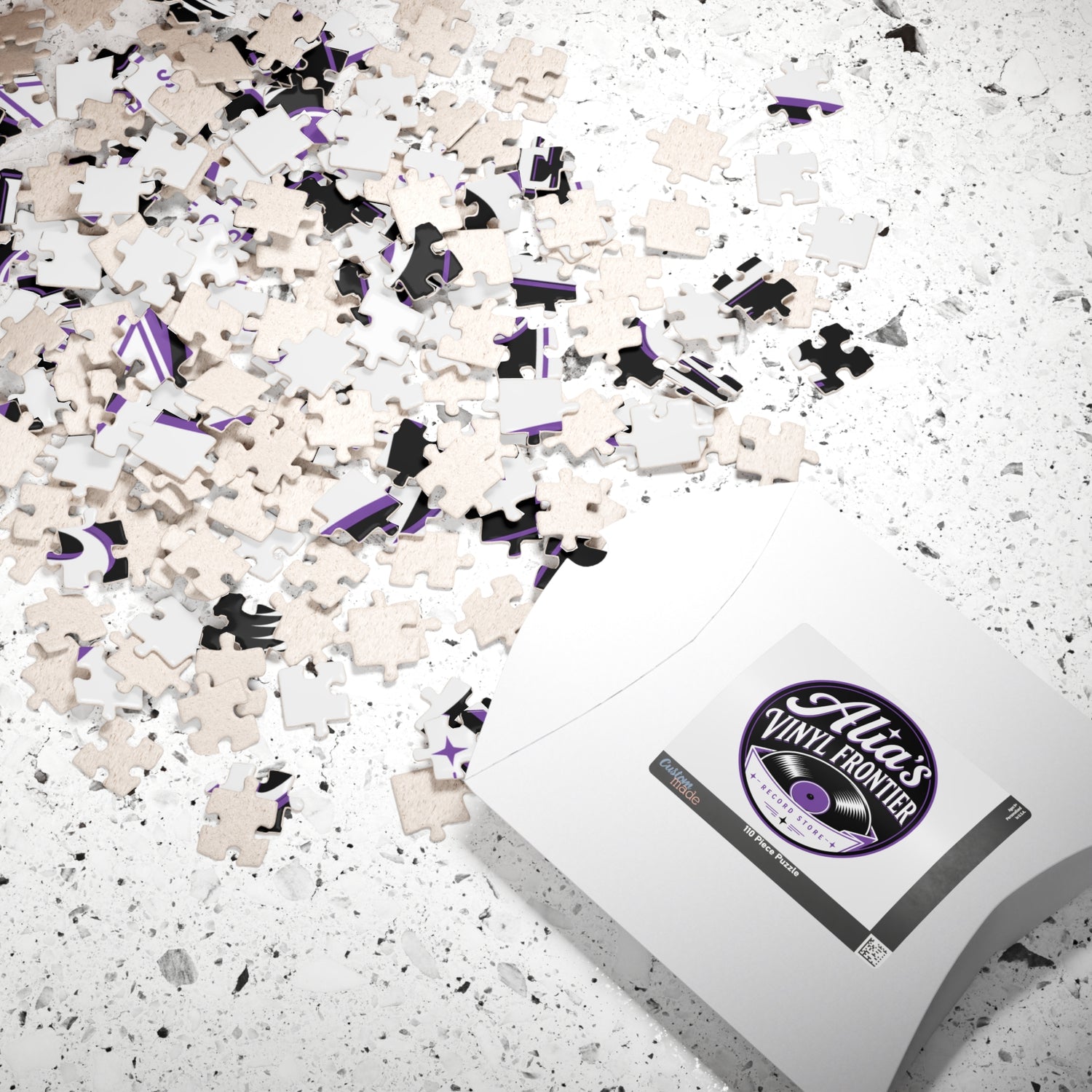 Retro Vinyl Record Puzzle — "Alia&