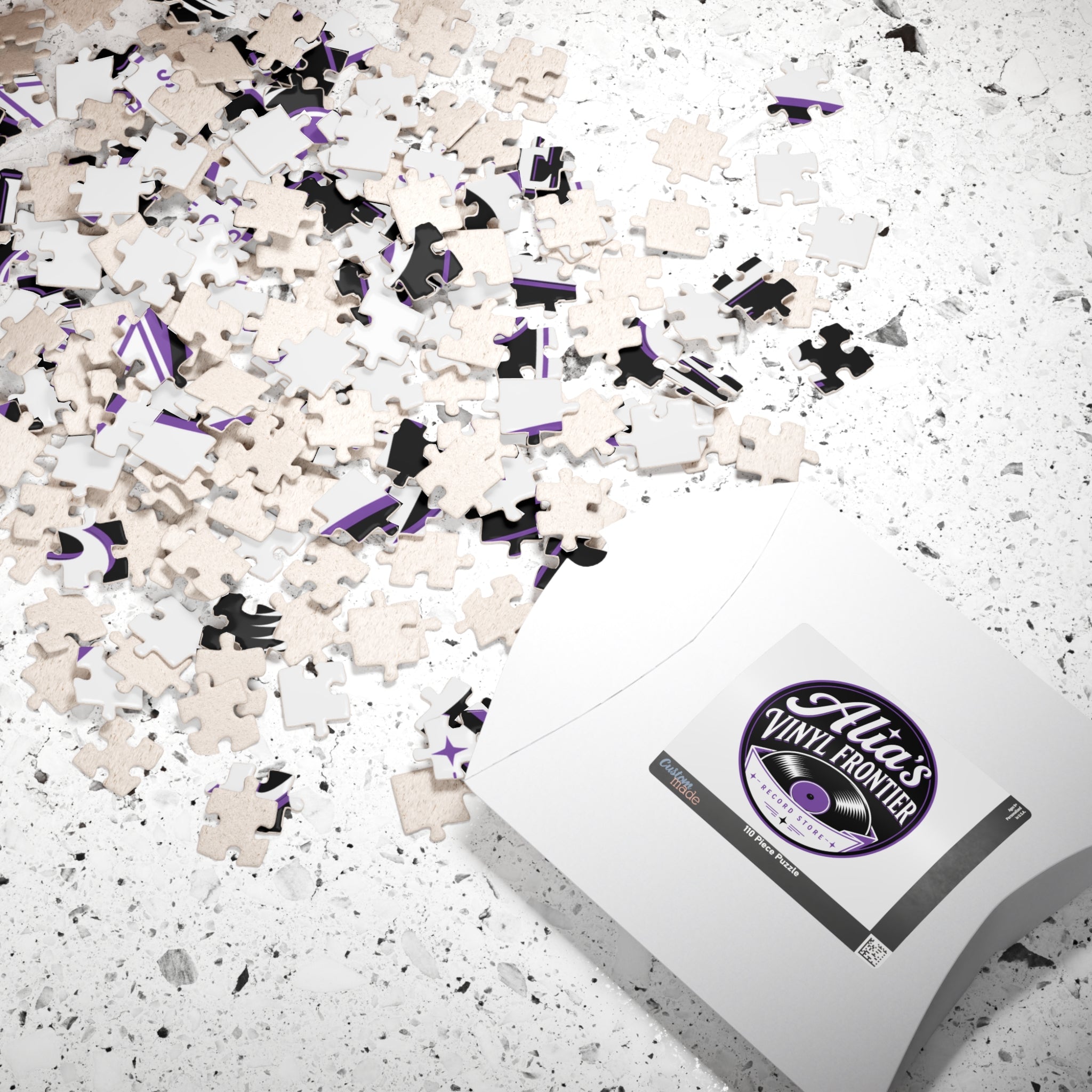 Retro Vinyl Record Puzzle — "Alia&