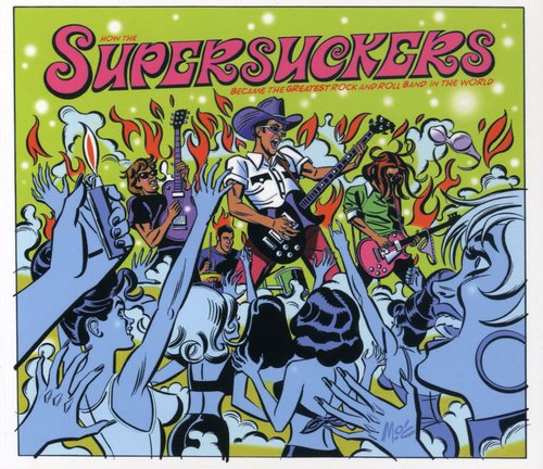 the album cover for The Supersuckers - Greatest Rock &amp; Roll Band in the World