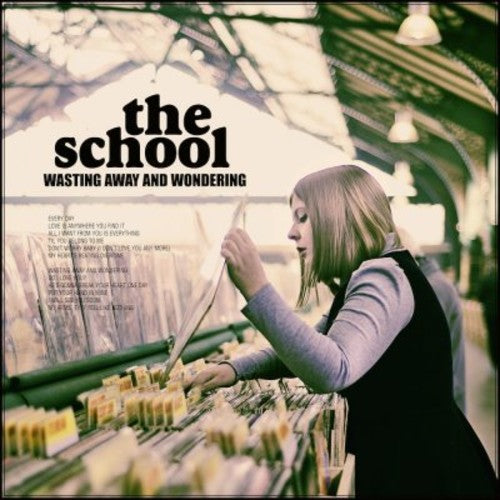 the album cover for School - Wasting Away &amp; Wondering