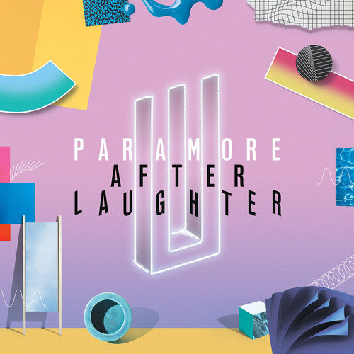 the album cover for Paramore - After Laughter [Black &amp; White Marble LP]