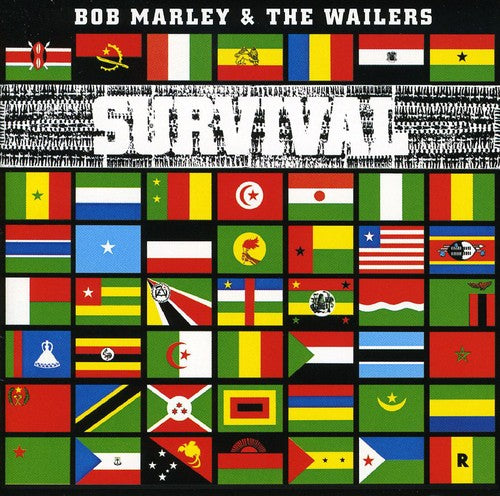 the album cover for Bob Marley &amp; The Wailers - Survival