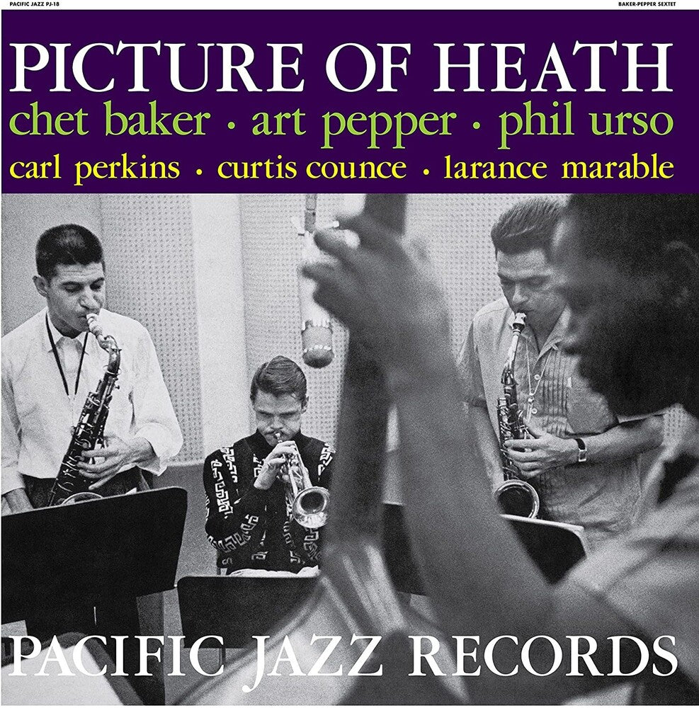 the album cover for Chet Baker, Art Pepper &amp; Phil Urso - Picture Of Heath (Blue Note Tone Poet Series) [LP]