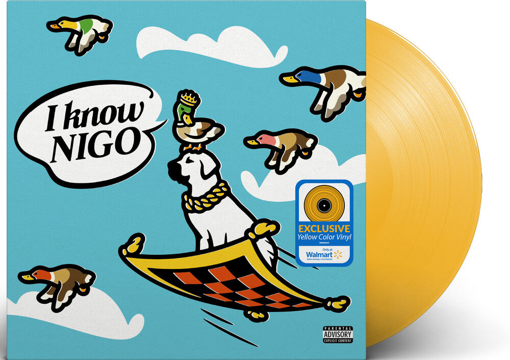 Nigo I Know Nigo Yellow Vinyl the album cover for Nigo - I Know Nigo! [Yellow Vinyl]