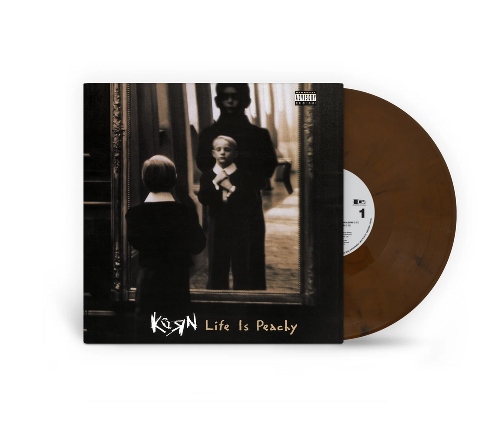 the album cover for Korn - Life Is Peachy - 30th Anniversary [Color]