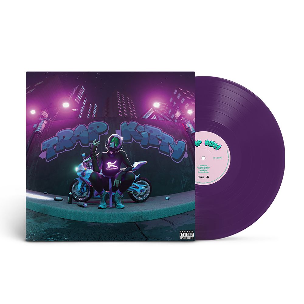 the album cover for Young Miko - TRAP KITTY [Purple]