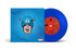 the album cover for Marvel Chorus - Merry Marvel Marching Society (1966 Theme) [Captain America Translucent Blue 7" Single]