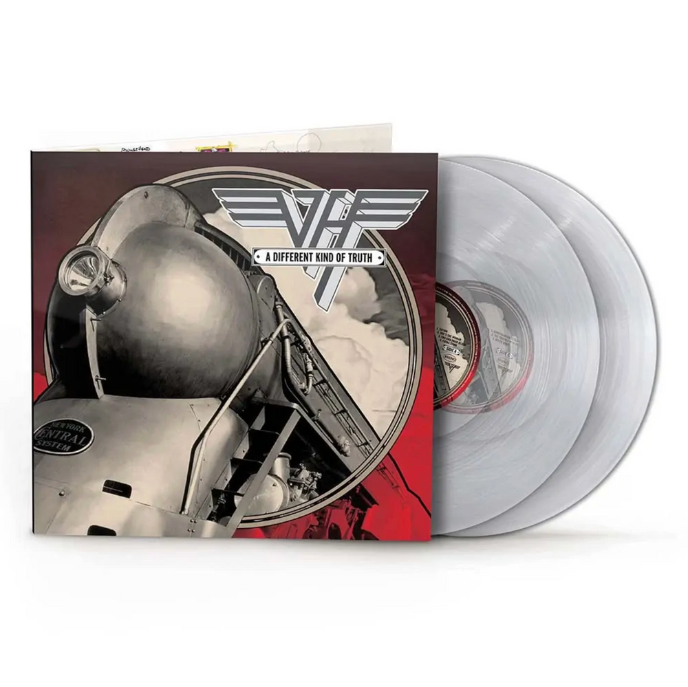 the album cover for Van Halen - Different Kind Of Truth [Clear Vinyl] [Brick &amp; Mortar Exclusive]