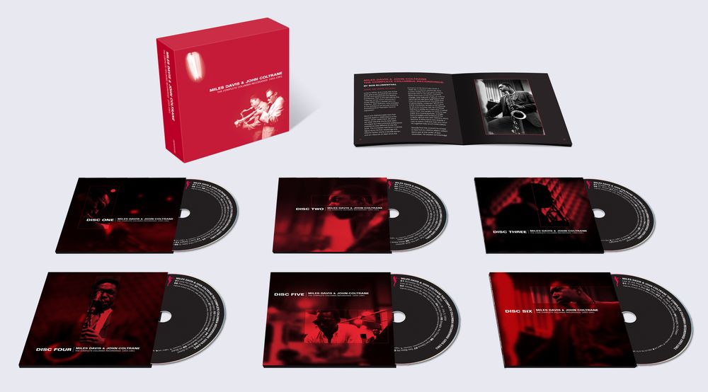 the album cover for Miles Davis &amp; John Coltrane - Miles Davis &amp; John Coltrane - The Complete Columbia Recordings: 1955-1961 [6 Disc Box Set]