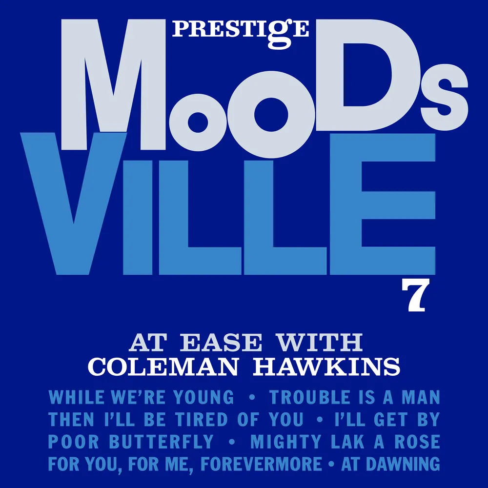 the album cover for Coleman Hawkins - At Ease With Coleman Hawkins - Moodsville Series [180g Black with tip-on jacket]