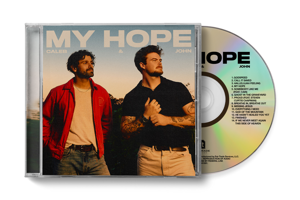 the album cover for Caleb &amp; John - My Hope