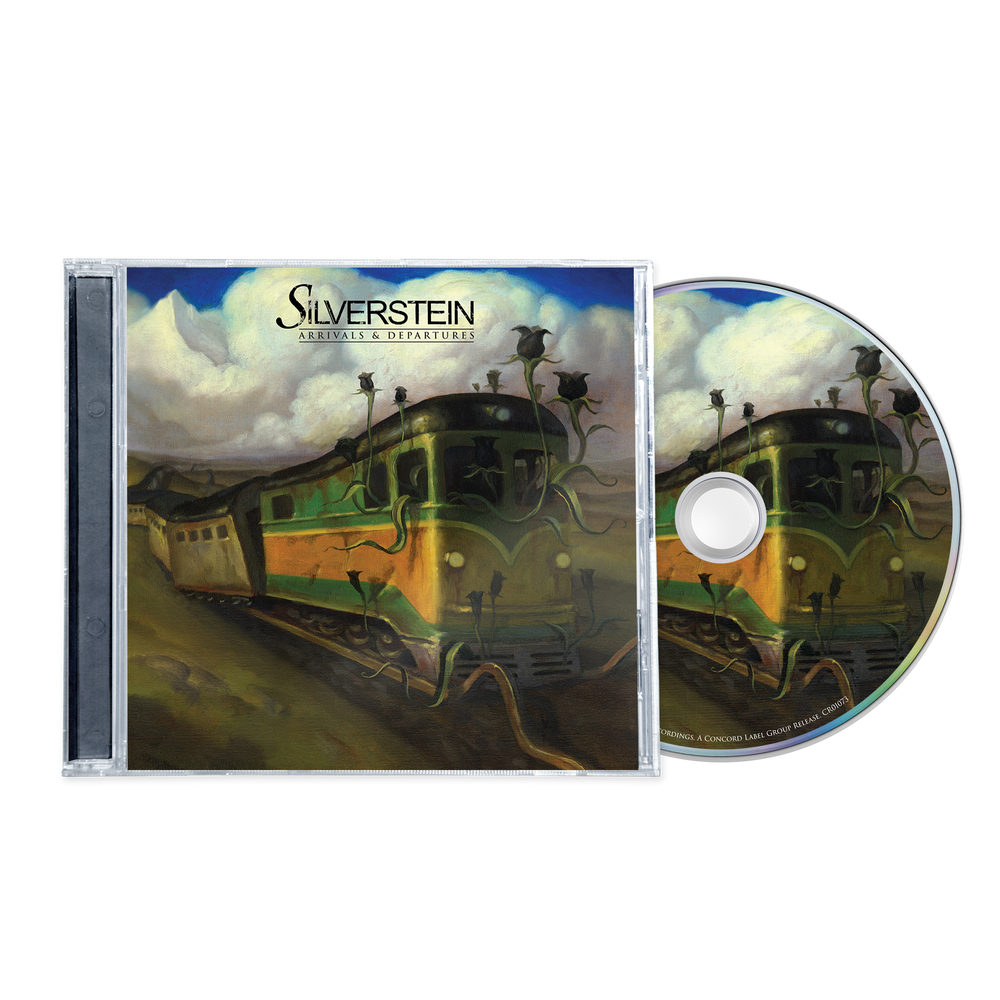 the album cover for Silverstein - Arrivals &amp; Departures [2026]
