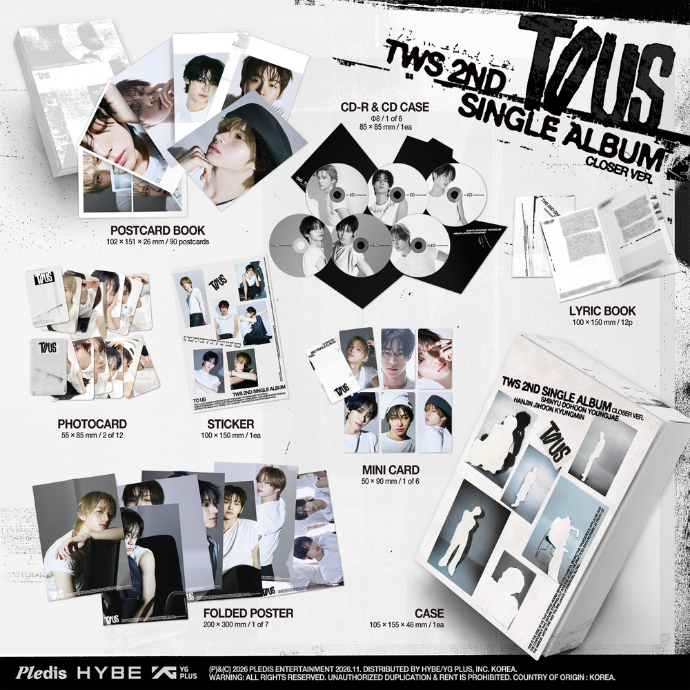 the album cover for TWS - TWS 2nd Single Album &