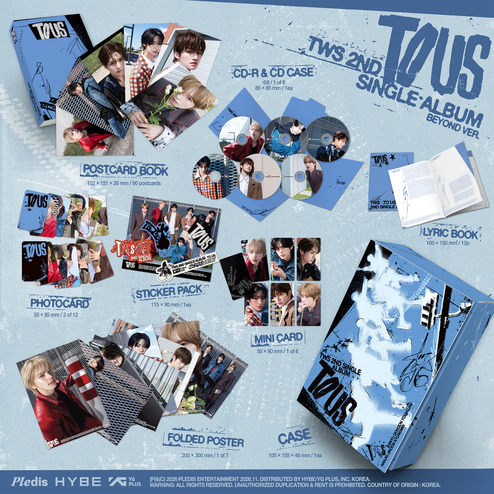 the album cover for TWS - TWS 2nd Single Album &