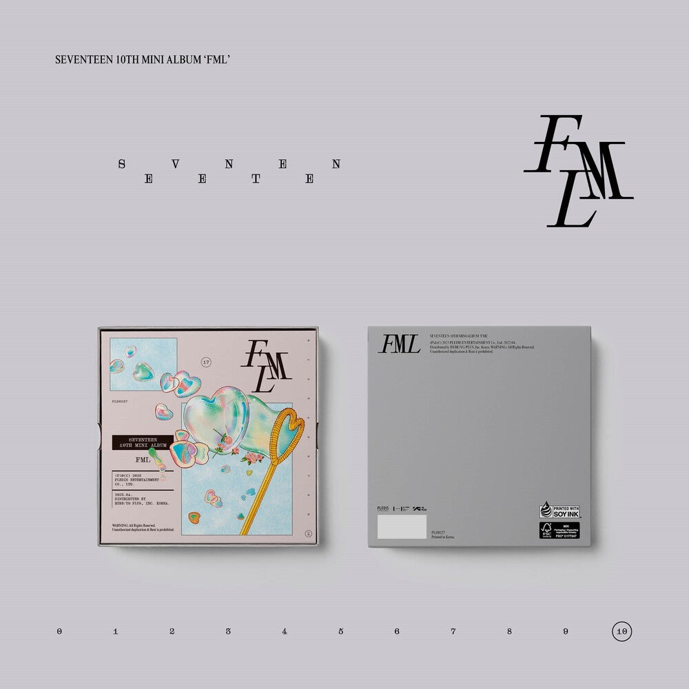 the album cover for SEVENTEEN - SEVENTEEN 10th Mini Album &