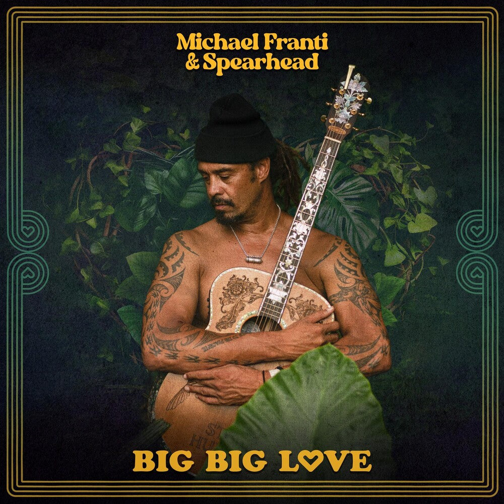 the album cover for Michael Franti &amp; Spearhead - Big Big Love [Clear Highlighter Yellow LP]