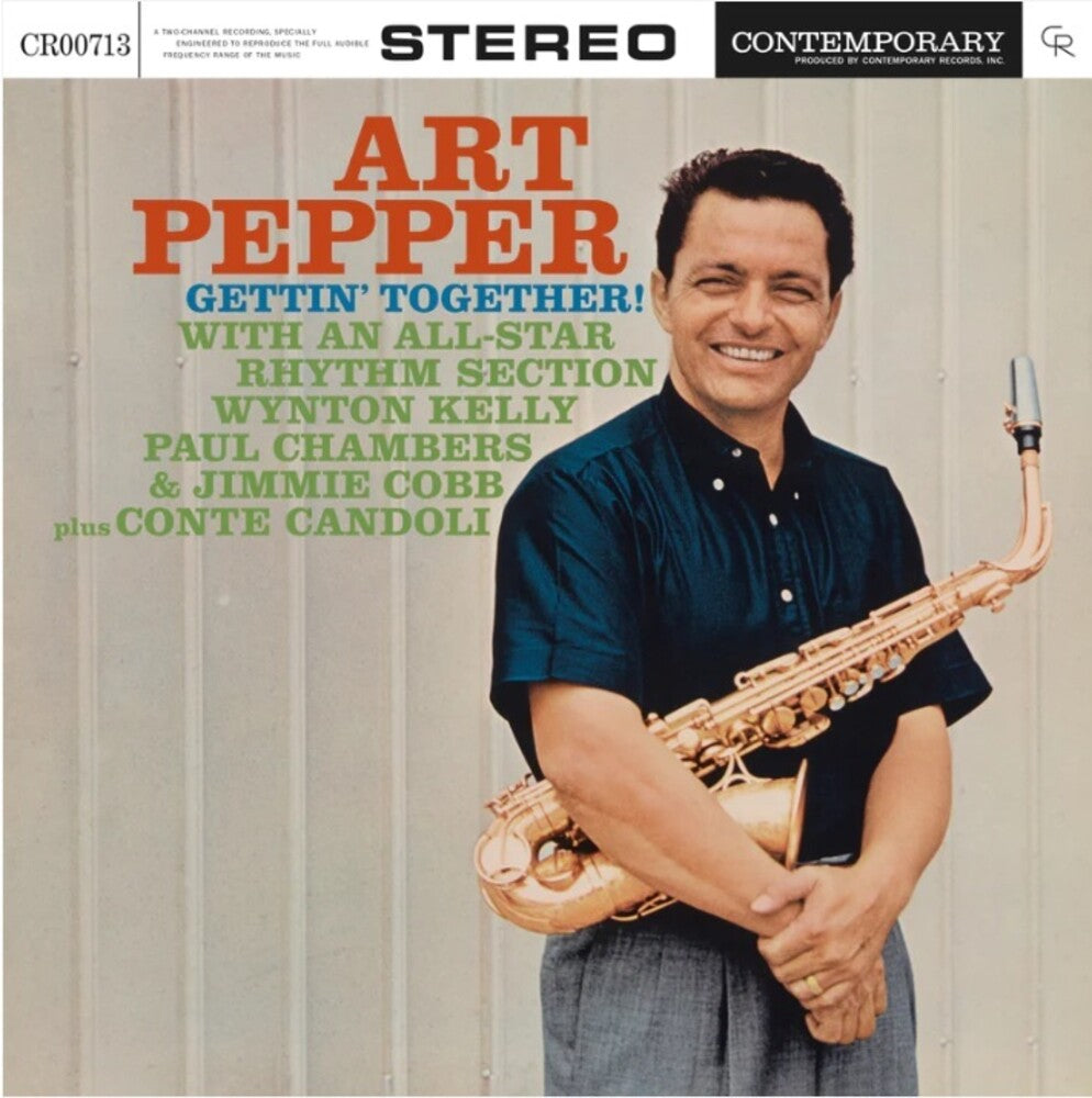 the album cover for Art Pepper Quintet - Gettin&