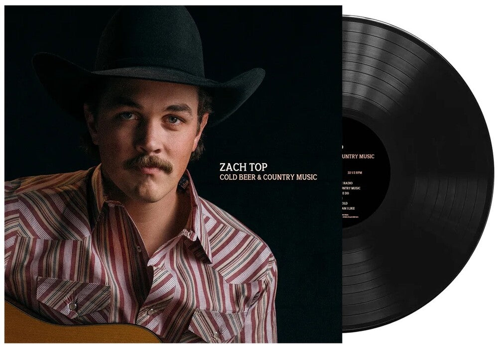the album cover for Top, Zach - Cold Beer &amp; Country Music