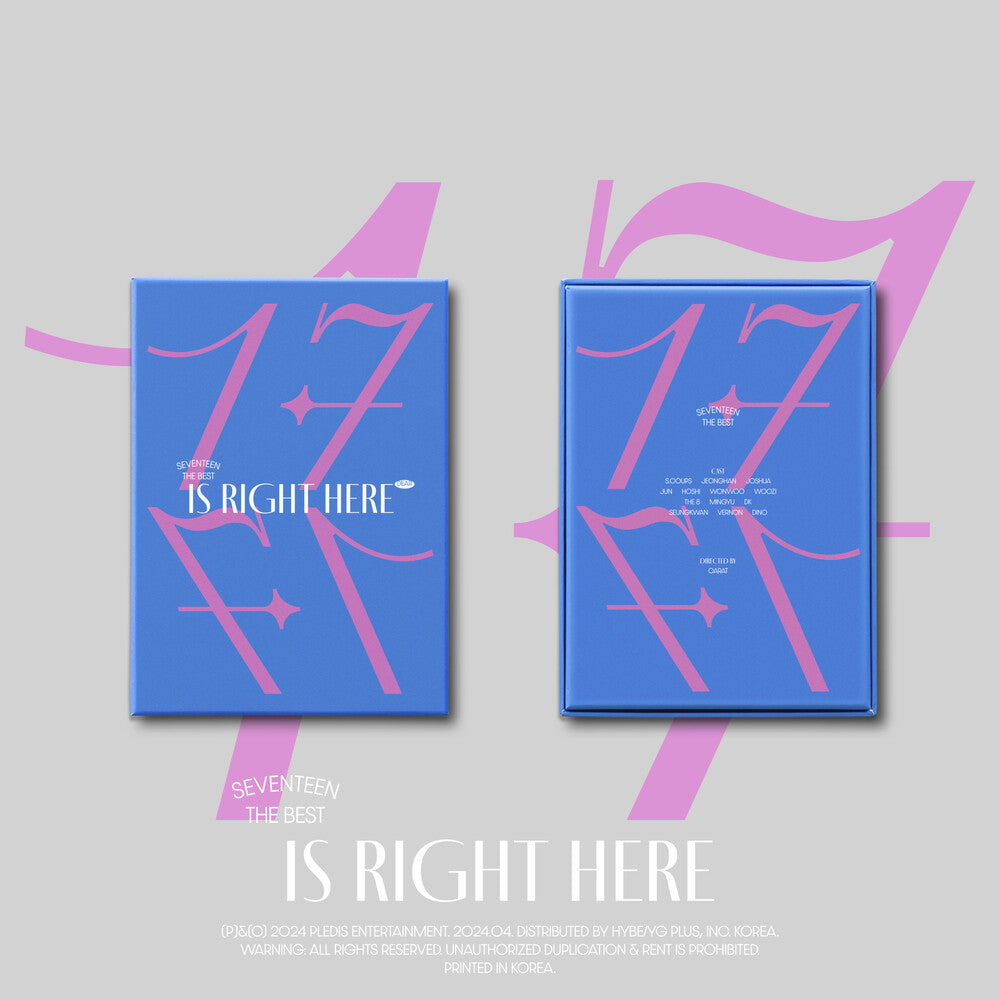 the album cover for SEVENTEEN - Seventeen Best Album &