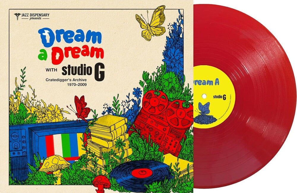 the album cover for Various Artists - Jazz Dispensary Presents - Dream A Dream With Studio G: Cratedigger&
