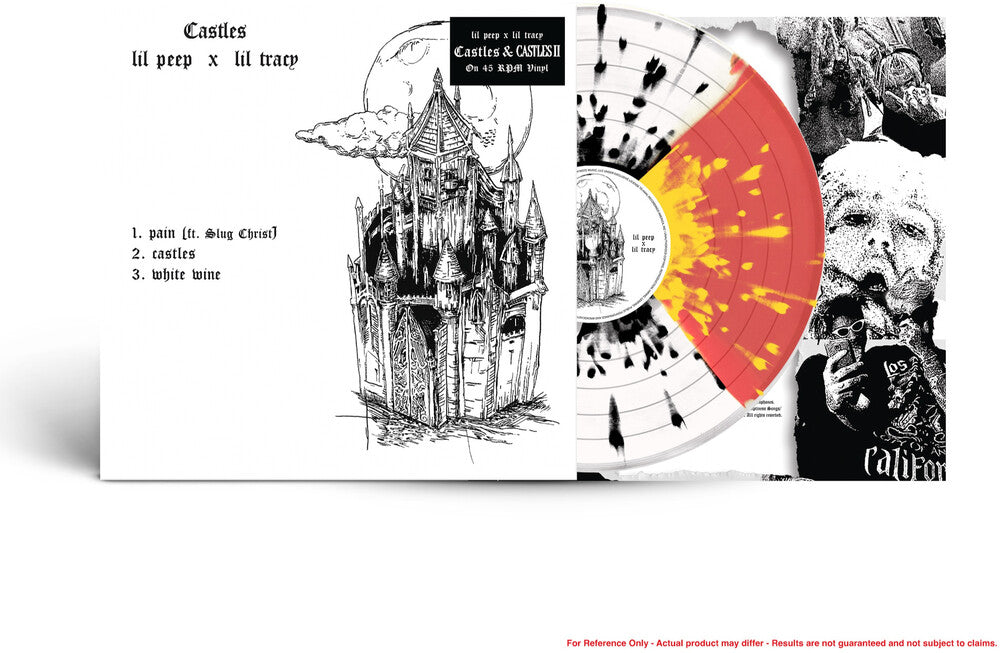 the album cover for Lil Peep &amp;amp; Lil Tracy - Castles I &amp; II