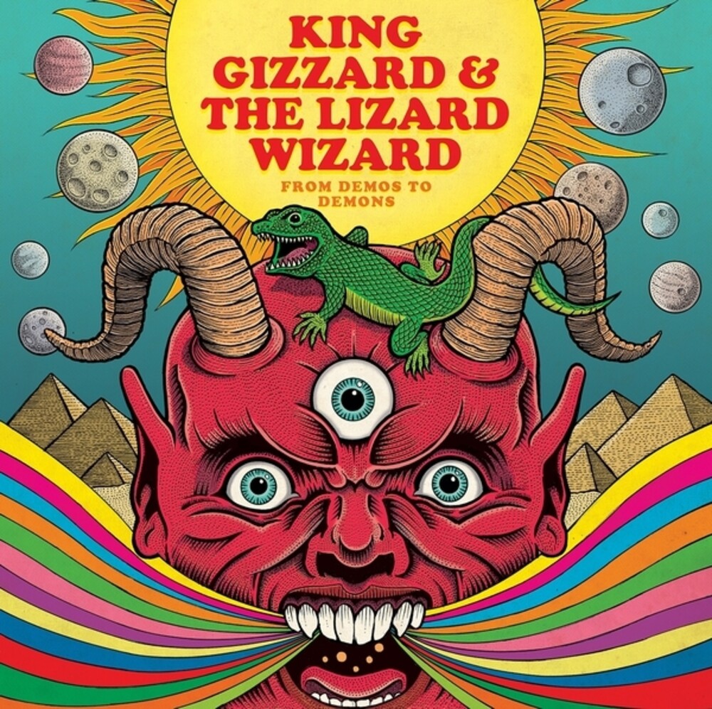 the album cover for King Gizzard &amp; The Lizard Wizard - From Demos To Demons