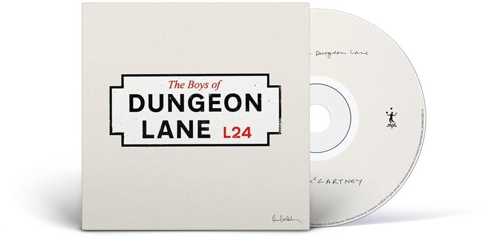 the album cover for Paul McCartney - The Boys Of Dungeon Lane