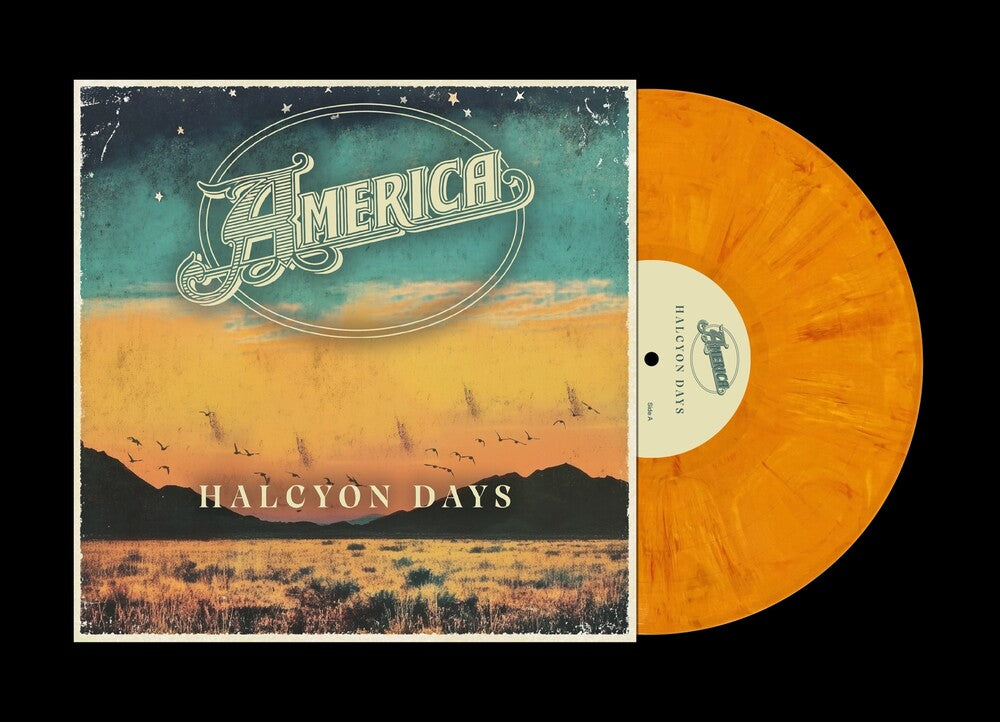 the album cover for America - Halcyon Days [Orange]