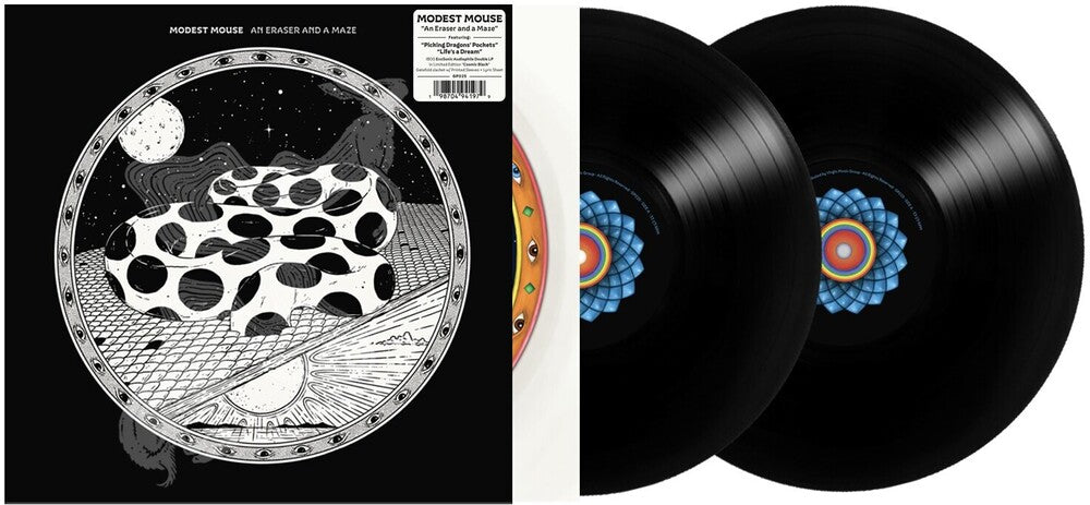 the album cover for Modest Mouse - An Eraser &amp; A Maze [Cosmic Black 180g EcoSonic Audiophile Vinyl]