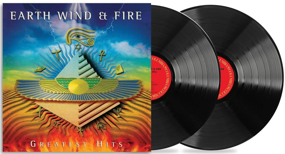 the album cover for Earth, Wind &amp; Fire - Greatest Hits