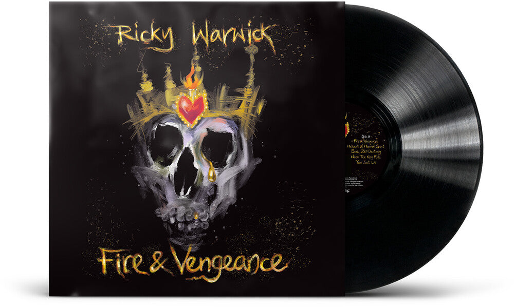 the album cover for Ricky Warwick - Fire &amp; Vengeance