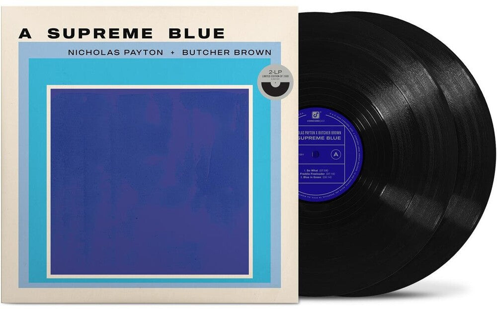 the album cover for Nicholas Payton &amp; Butcher Brown - A Supreme Blue [Black]