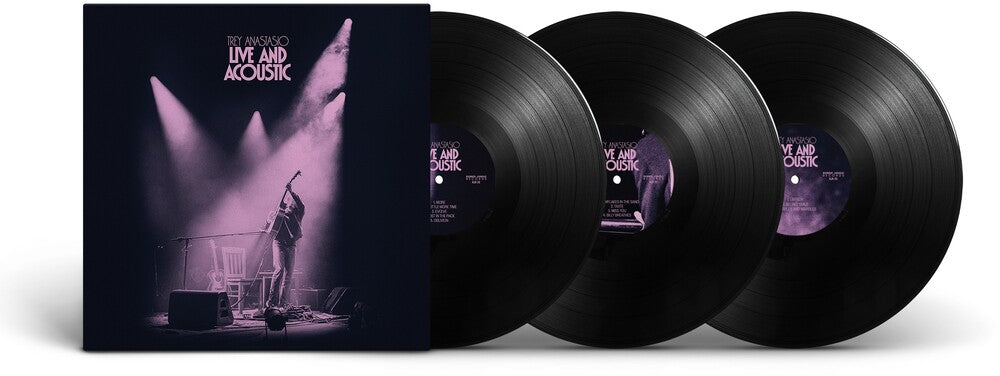 the album cover for Trey Anastasio - Live &amp; Acoustic [Black]