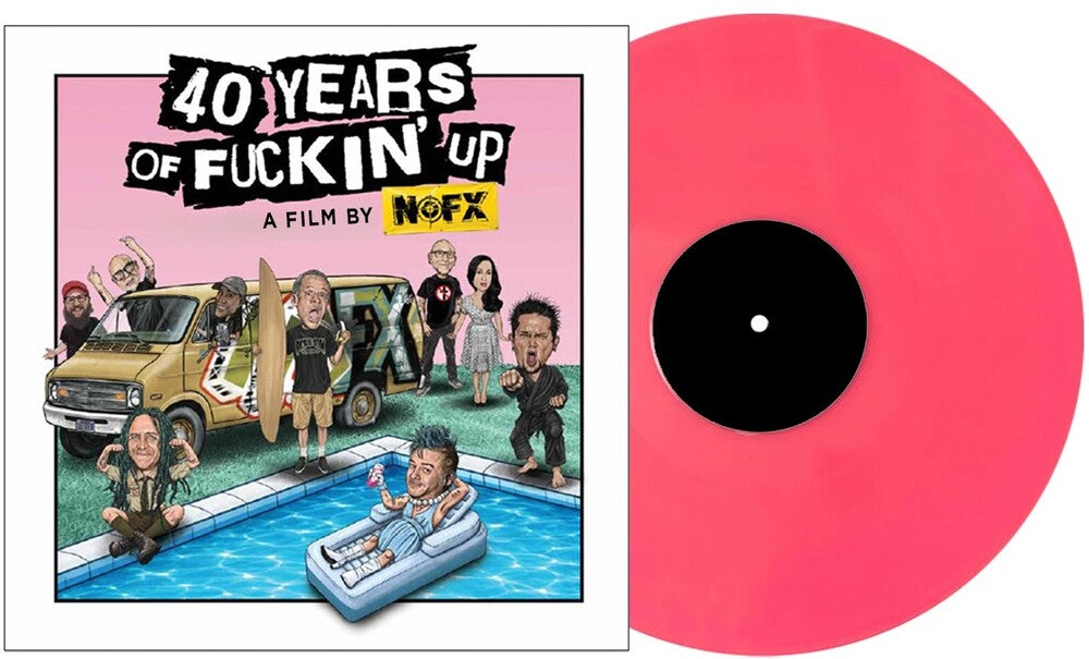 the album cover for NOFX - 40 Years of Fuckin&