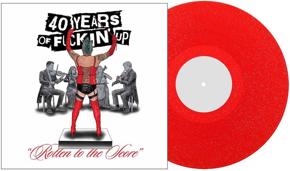 the album cover for Fat Mike - Rotten to the Score: The 40 Years of Fuckin&