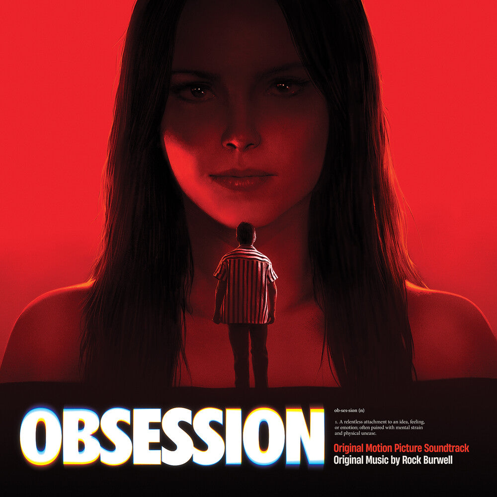 the album cover for Rock Burwell - Obsession [Pearlescent Red]
