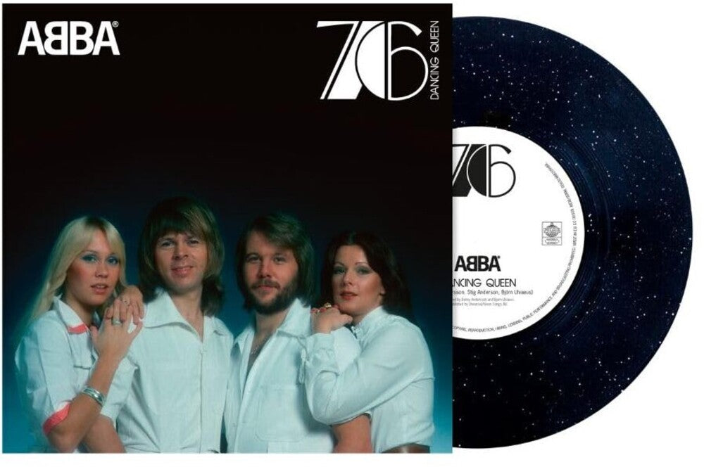 the album cover for ABBA - Dancing Queen - 50th Anniversary [Sparkling]