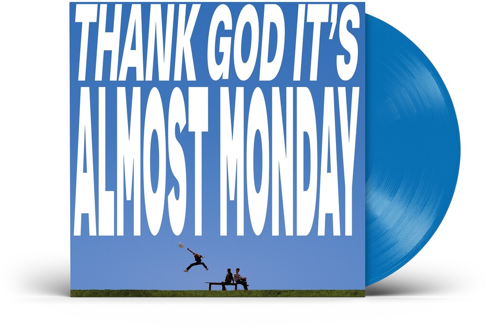 the album cover for Almost Monday - THANK GOD IT&