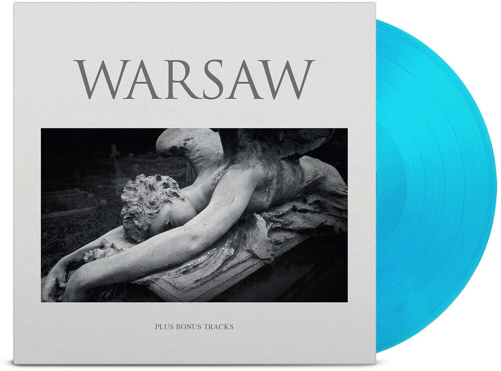 the album cover for Warsaw - Warsaw - Ltd 180gm Crystal Clear &amp; Blue Vinyl