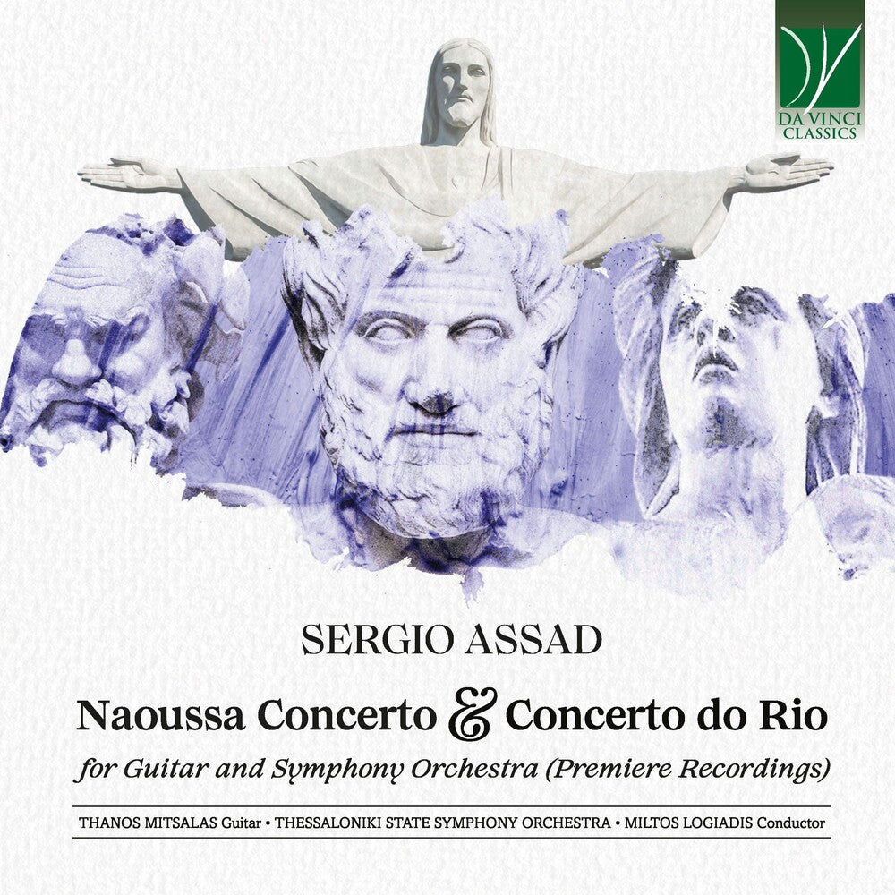 the album cover for Thanos Mitsalas - Sergio Assad: Naoussa Concerto &amp; Concerto Do Rio