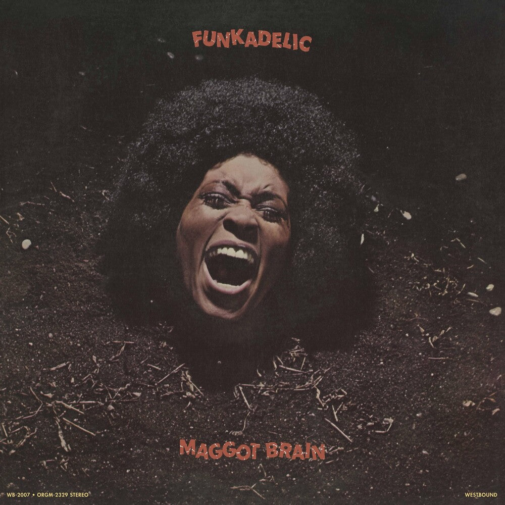 the album cover for Funkadelic - Maggot Brain - 2026 Reissue [Armageddon Red]